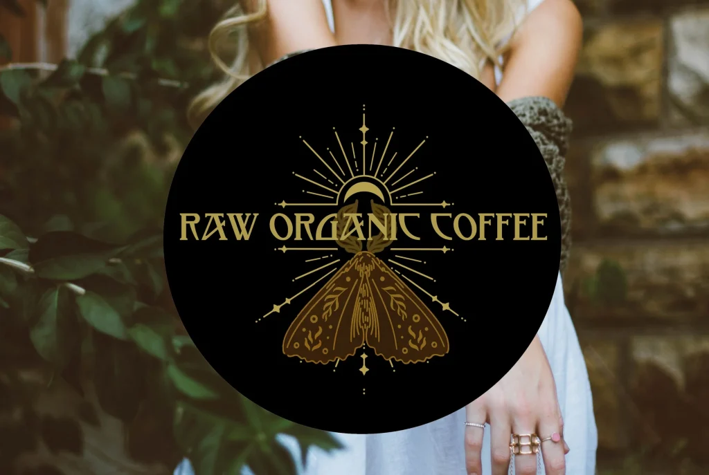 Raw+Coffee+logo+circle+in+woman+photo